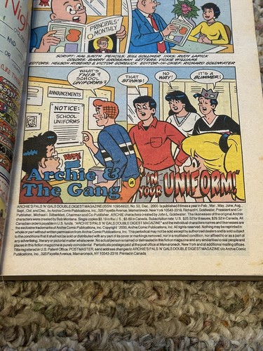 Set 6 Archie Digest Library Comic Books Betty Veronica Jughead Pals Gals Double - Picture 7 of 21