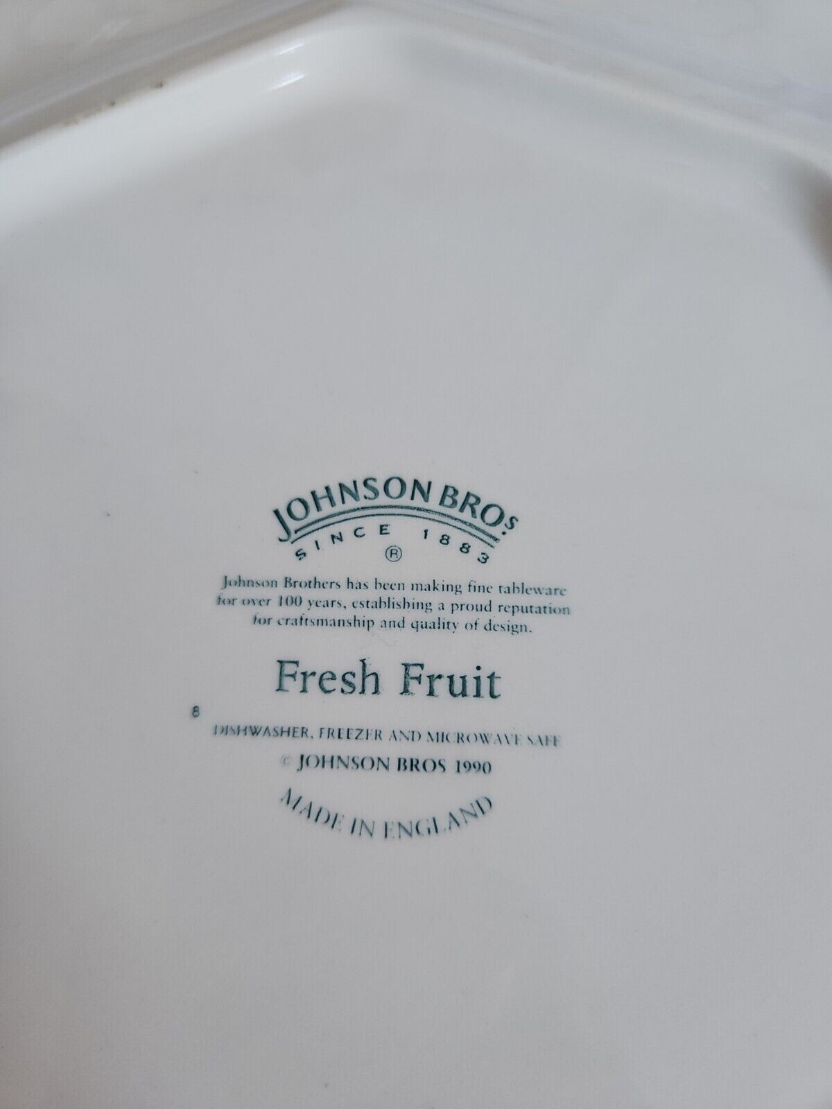 Johnson Brothers Fresh Fruit Dinner Plates eBay