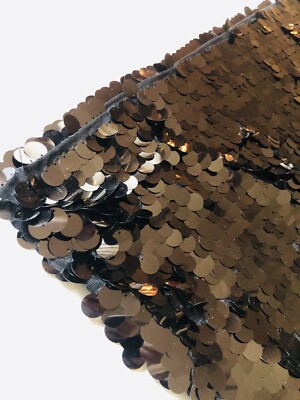 Sequin  Black Fabric Base Mesh From Europe 210 cm Long / 100 cm Wide