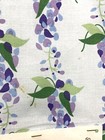 Vintage Mid Century Modern WEST GERMAN 70s Retro Fabric Flower Floral Blue — photo 5