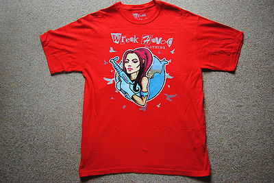 WREAK HAVOC Clothing Space Invader T-Shirt NEU Offiziell Metal Punk Emo Psycho