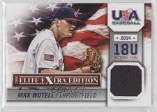 2014 Panini Elite Extra Edition USA Baseball 18U Game Jerseys Max Wotell #19 ii1