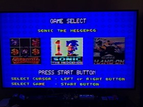 SEGA Genesis Model 2 Console Bundle w/ Box, Manual, Sonic, 6-in-1, Cords