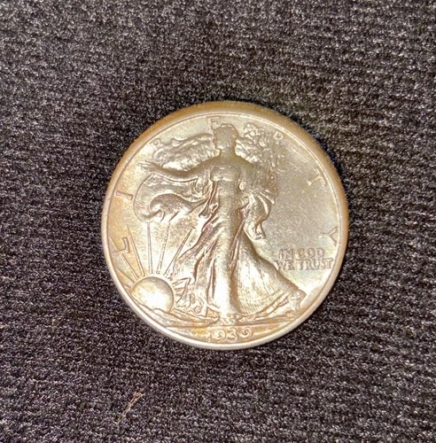 1939 S Walking Liberty Silver Half Dollar US Coin