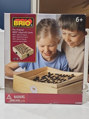 New Old Stock Original BRIO Labyrinth Game - 2004 Wooden Labyrinth Skill Game