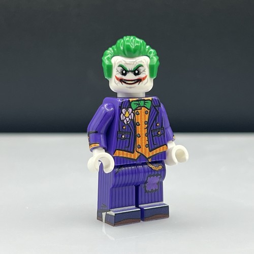 Custom Printed Lego Arkham Origins Joker Minifigure - 100% Lego Brand Parts