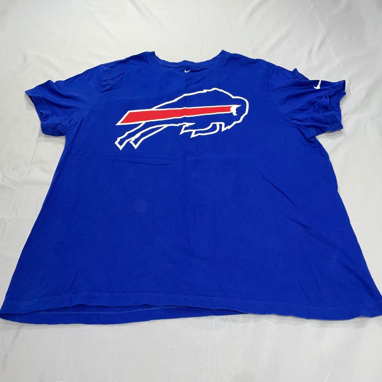 Nike Buffalo Bills T-Shirt Womens XL Blue Short Sleeve Graphic Crewneck Tee