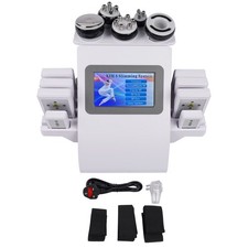6 in 1 Body Slimming Cavitation Beauty Body Sculpting Machine 40K White Vacuum