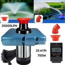 25000LPH Teichbelüftung Sauerstoffpumpe Luftpumpe Koi Teich Blow Belüfter DE