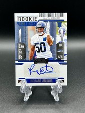 2024 Panini Contenders Richard Jibunor 255 Rookie Ticket Auto Autograph Seahawks
