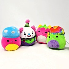 SQUISHMALLOWS Squad 5" Plush Minis : Lot of 4 Different Opened Figures Bin4 