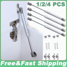 1/2/4 PCS Door Hinge Gas Spring Strut Prop Shock Lift Kitchen Cabinet Hydraulic