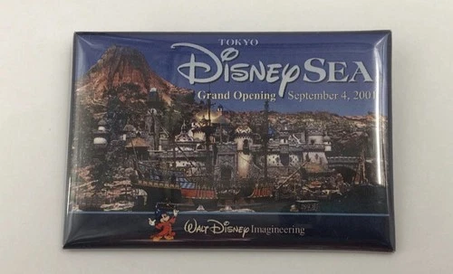 Disney Grand Opening Tokyo DisneySea Pin Single 2001