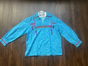 Authentic Vintage Native American Ribbon Shirt XL
