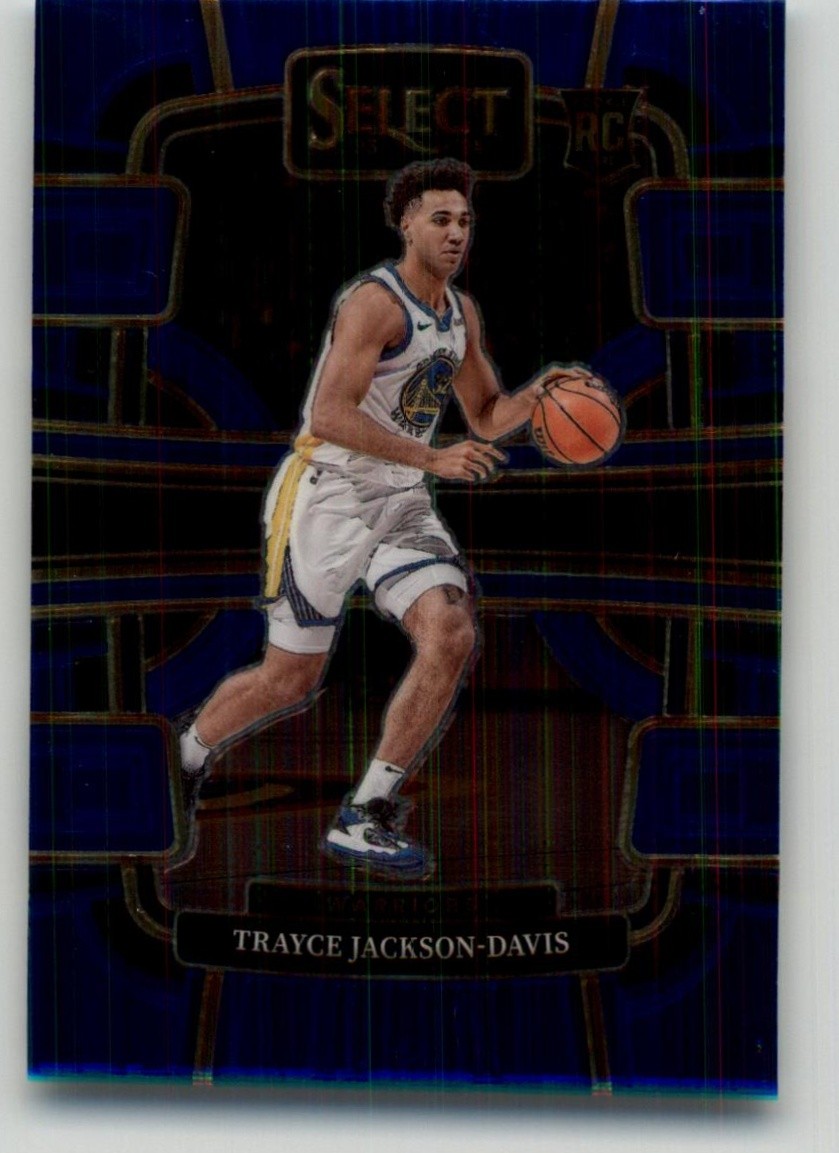 2023-24 Panini Select Trayce Jackson-Davis Blue (Retail) Rookie #84 RC Warriors