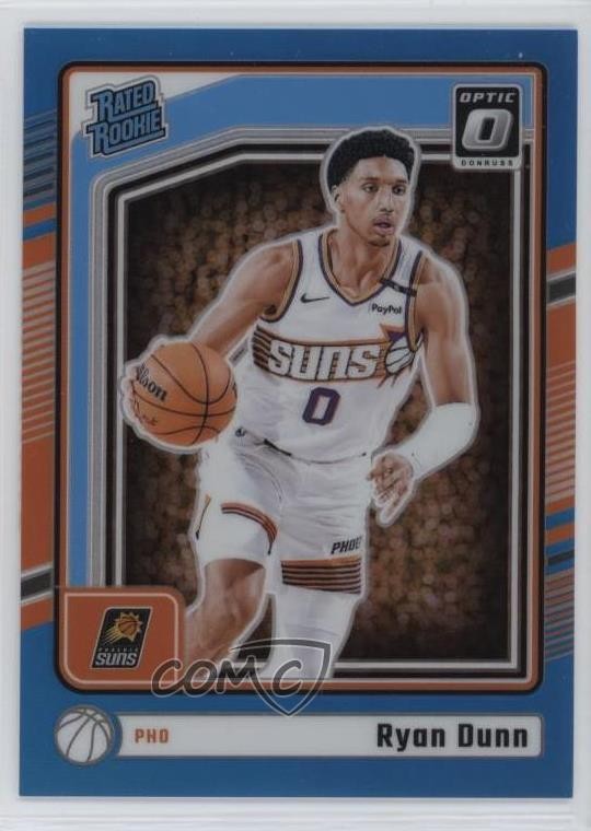 2024-25 Panini Donruss Optic Rated Rookie Aqua Prizm 33/225 Ryan Dunn #279 0r5a