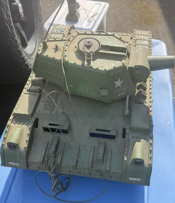 Tiger Joe RC Green Tank Model 550276 Remote Control Used
