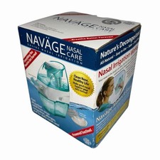 Navage Saline Nasal Care Irrigation Powered Suction Relief Sinus Congestion NEW