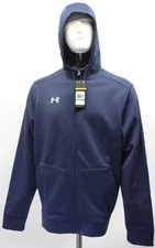 Under Armour UA Men's Armour Fleece Storm Full Zip Hoody Hoodie Navy Size Large