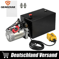 Hydraulikaggregat Hydraulikpumpe Pumpe 12V 220 bar LKW Kipper Anh&auml;nger Hydraulik