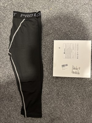 Qifen Pro Kompressionshose Gr. M schwarz grau Linie 1 Stück