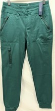 JAANUU Womens Small Emerald Green Jogger Scrub Pants NWT Stretch Medical Uniform