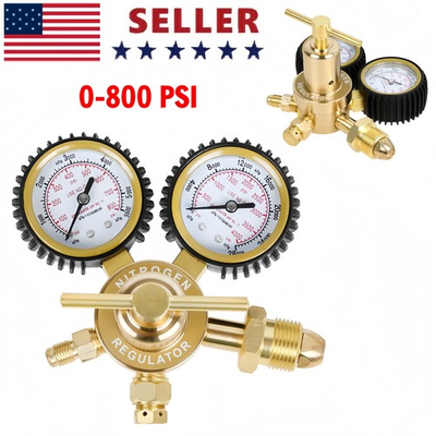#ad #ad Professional Nitrogen Regulator for Hvac Purge 0 800 PSI Output Pressure CGA580 $37.90