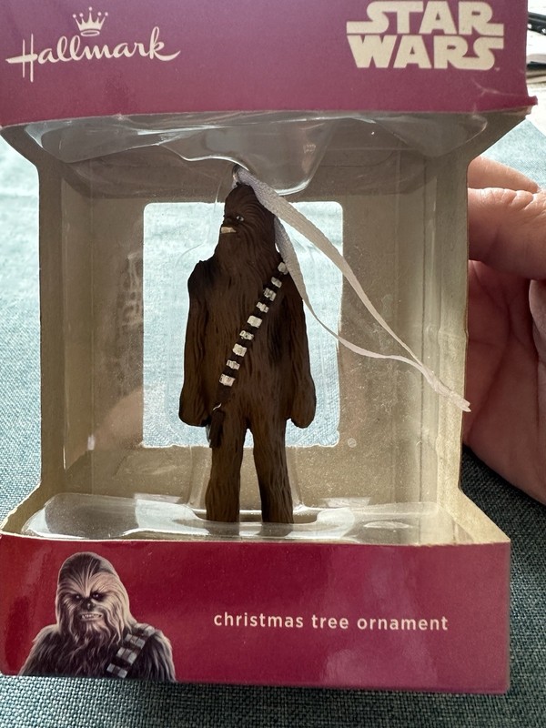 Chewbacca Hallmark Christmas Holiday Tree Ornament 2015 Star Wars