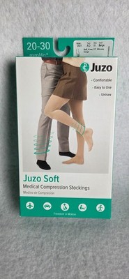 Juzo Soft 2001 20-30mmhg Compression Closed Toe Knee-High Stocking-Beige