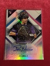 2020 Topps Fire - Fire Autographs #FA-DN Dom Nunez RC (AU, RC) Colorado Rockies 