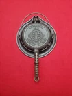Excellent #0 Griswold Cast Iron Toy Waffle Maker Complete Rare