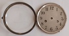 Antique German Mantel Cabinet Clock Movement, Dial, Bezel Glass Hands, Gong, Bob — photo 6