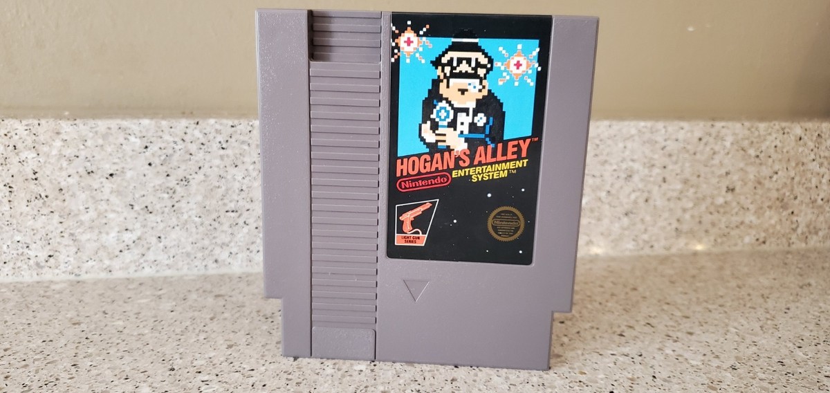 Hogan's Alley Nintendo NES Hangtab Black Box 5 Screw Instruction