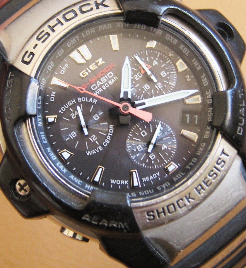 CASIO G-SHOCK Giez [4343] GS-1000J Silver & Black Digi-Ana Watch