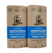 Lot of 2 Dr. Squatch Deodorant Fresh Falls Aluminum Free 75g