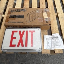 Lithonia Lighting LVSW1R 120/277 Extreme All Conditions Exit Sign LED