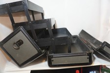 MAC Cosmetics Professional Makeup Travel/Train Case Artist 4 Tier Black/Grey Har