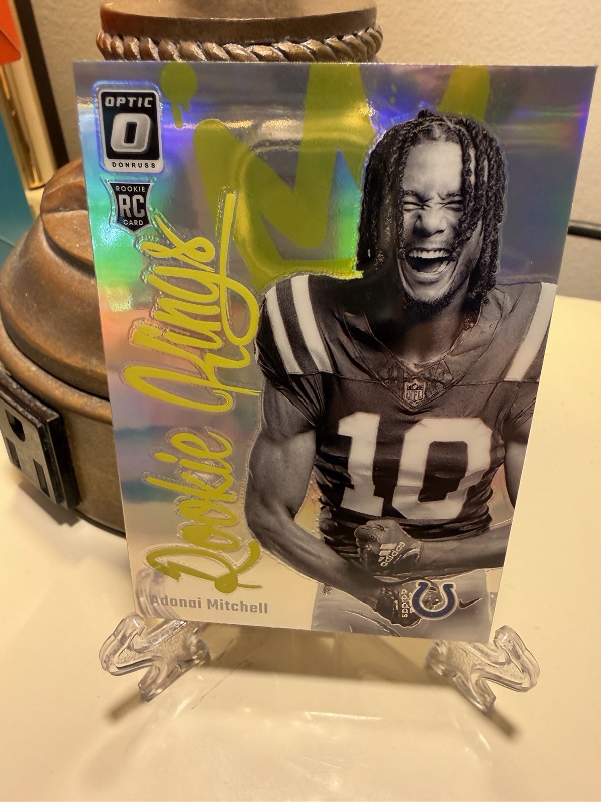 Panini 2024 Donruss Optic Adonai Mitchell Rookie Kings Rookie Insert #16 Colts
