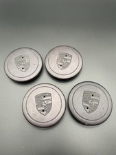 74-89 Porsche 911 930 924s 944 Black Wheel Center Caps Set Of 4