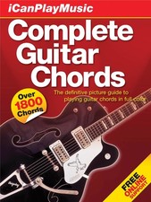 Complete Guitar Chords 1800 Photos in Color I Can Play Music Easel Back Book