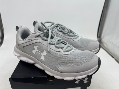 Under Armour Charged Assert 9 Athletic Sneakers Men's Gray Low Top Shoes - 9.5