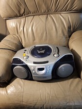 Philips Magnavox AZ2000/17 AM/FM Radio CD Cas. Player Boombox Tested. See Cmts.