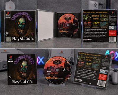    ODDWORLD ABE S ODDYSEE PS1 PLAYSTATION PAL GUTER ZUSTAND   