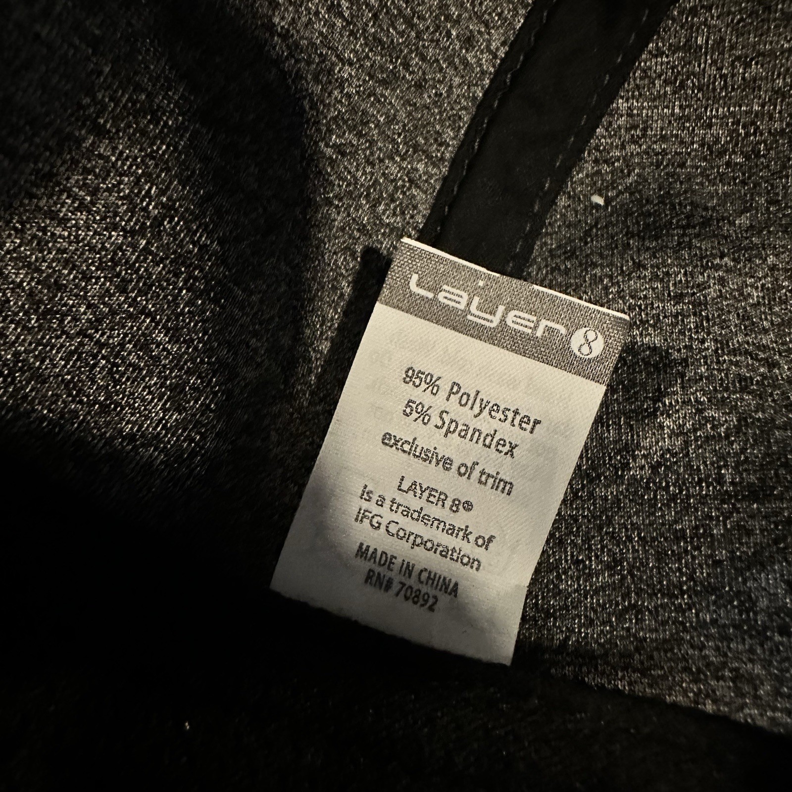 Layer8 Strapback Hat Gray One Size Adjustable Bre… - image 5