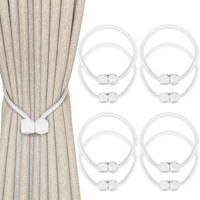 8 StüCk Magnetische Vorhang Raffhalter, Vorhanghalter Gardinenhalter