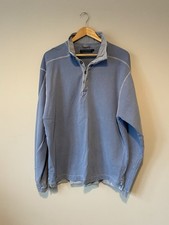 White Stuff Men’s Long Sleeve Light Blue Nautical/Rugby Shirt. Size Large.