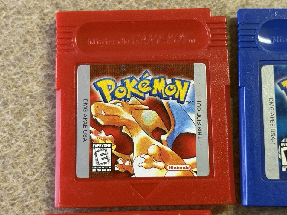 Pokémon Red, Blue and Yellow Bundle - Nintendo Game Boy - Tested - Working Saves - Image 4 of 4