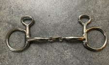Myler hanging cheek snaffle.  5 inch