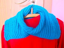 Hand Knitted Collared Scarf