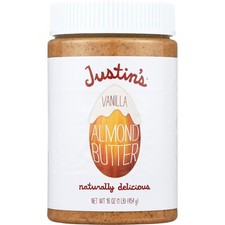 Justin'S Vanilla Almond Butter No Stir Gluten-Free Responsibly Sourced 16Oz